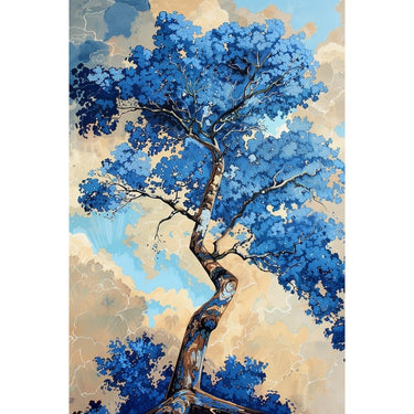 Blue Tree Canvas